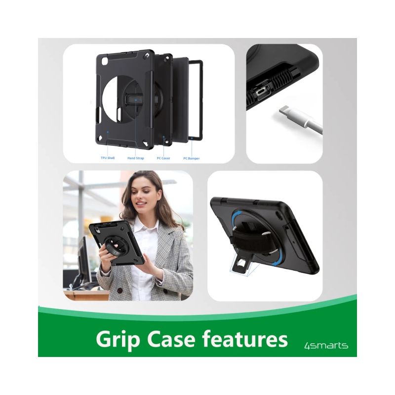 Rugged Case Grip for Samsung Galaxy Tab Active Pro- Active4 Pro- Active5 Pro