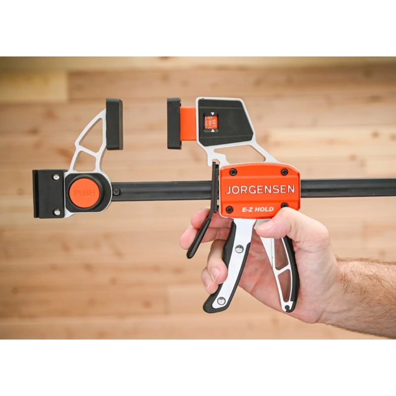 Alumīnija spīle MEDIUM DUTY ar spēka mērītāju 450 mm, JORGENSEN