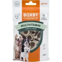 BOXBY MULTIVITAMIN SNACKS 140g - MULTIVITAMĪNU GARDUMS PIEAUGUŠIEM SUŅIEM