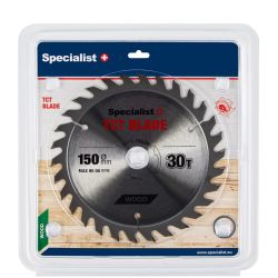 SPECIALIST+ griešanas disks, 150 x 30T x 20-16 mm