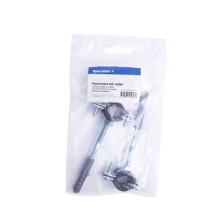 SPECIALIST+ pipe bracket with rubber, 47-51 mm, 1 1-2