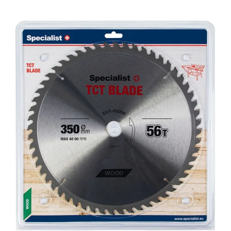 SPECIALIST+ griešanas disks, 350 x 56T x 32-30 mm