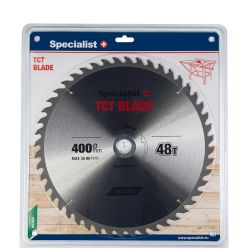 SPECIALIST+ TCT blade, 400x48Tx50 mm