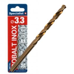SPECIALIST+ metal drill bit COBALT, 3.3 mm