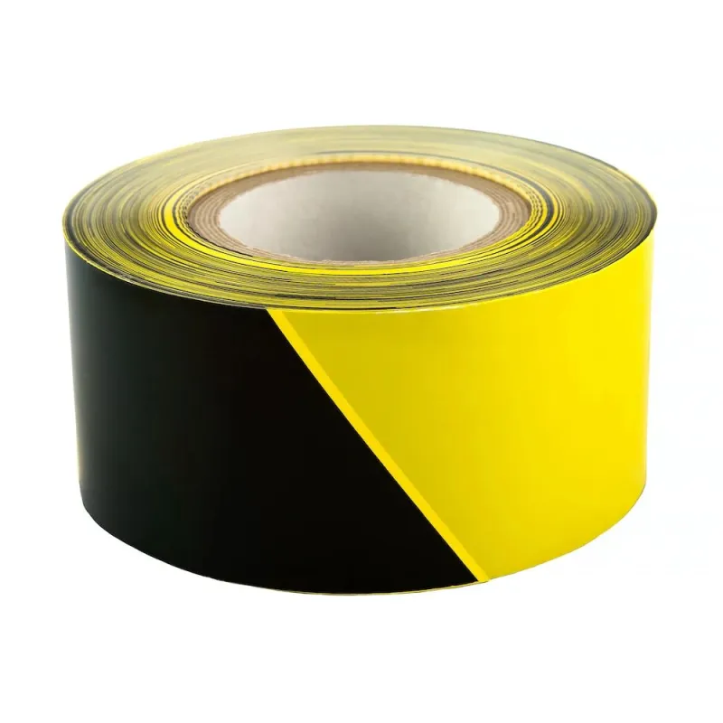 SPECIALIST+ brīdinājuma lenta melna - dzeltena, 75 mm x 250 m