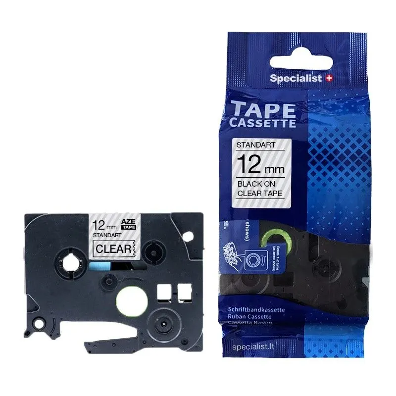 SPECIALIST+ lenta STANDART komp., 12 mm, melna - caurspīdīga