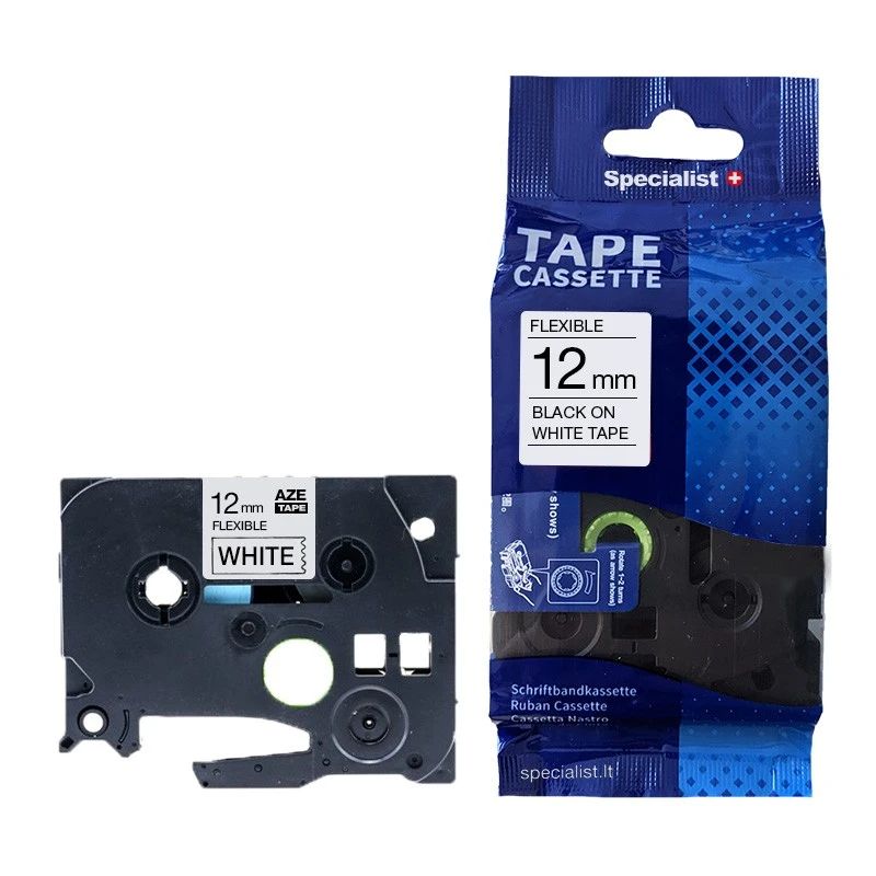 SPECIALIST+ lenta FLEXIBLE komp., 12 mm, melna - balta