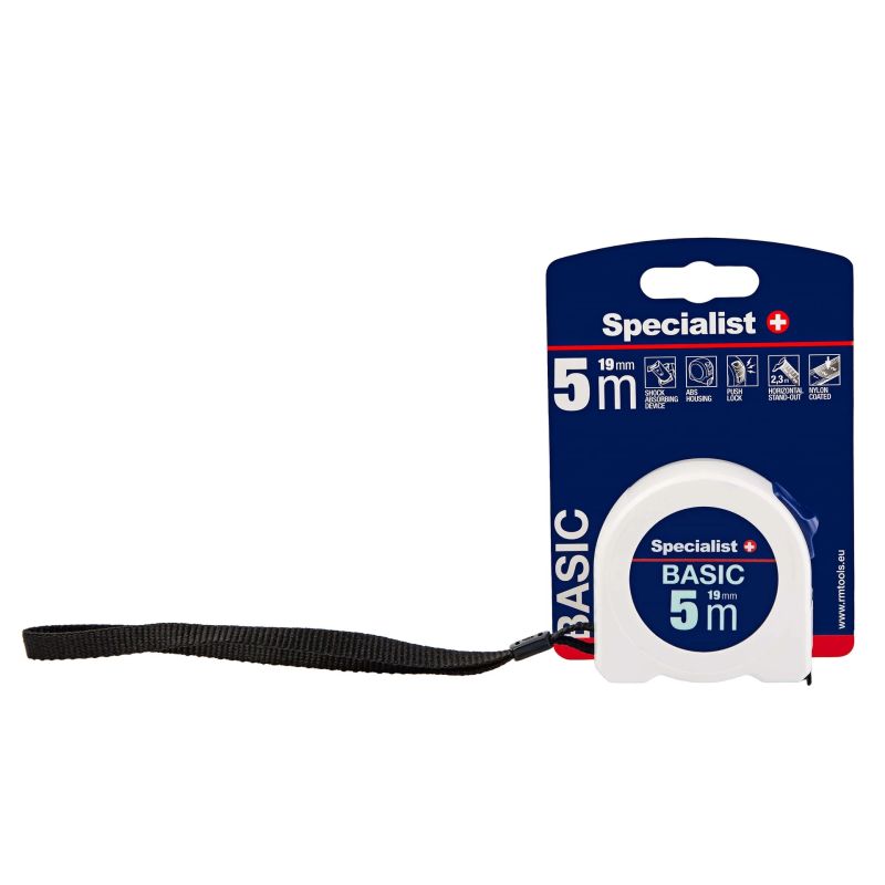 SPECIALIST+ mērlente BASIC 5 m, 25 mm