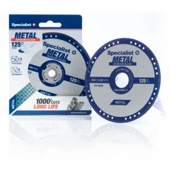SPECIALIST+ diamond metal cutting disc, 125 mm