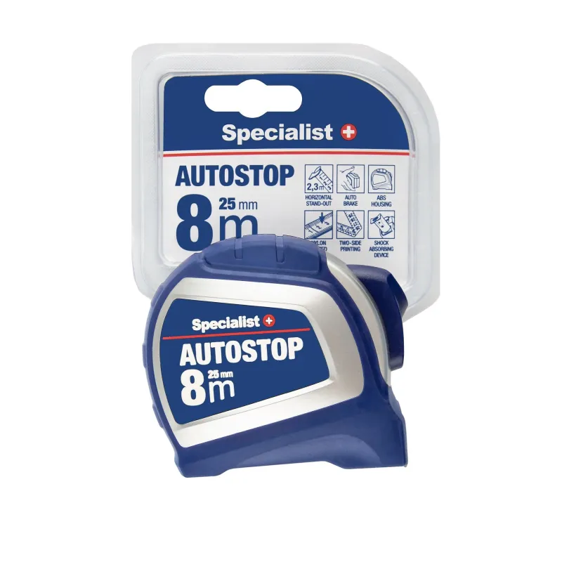 SPECIALIST+ mērlente AUTOSTOP 8 m, 25 mm