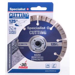 SPECIALIST+ diamond cutting disc PREMIUM, 125x10x22 mm