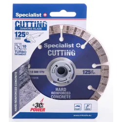 SPECIALIST+ diamond cutting disc PREMIUM, 125x10x22 mm