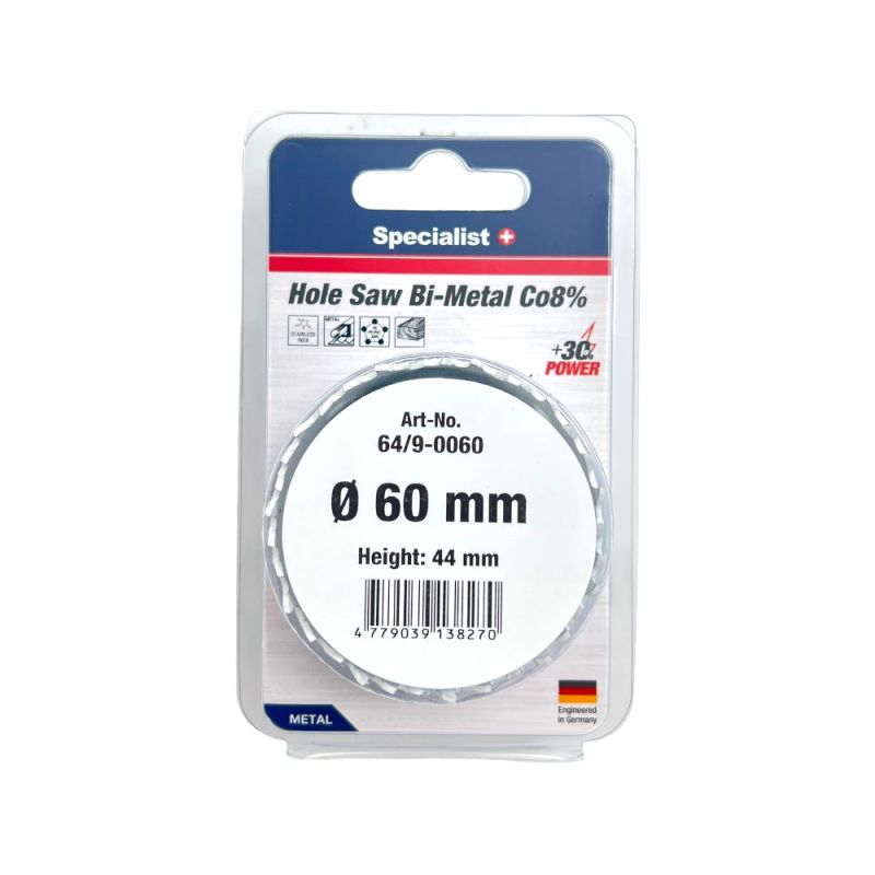 SPECIALIST+ kroņurbis BI-METAL, 60 mm