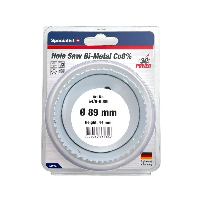 SPECIALIST+ kroņurbis BI-METAL, 89 mm