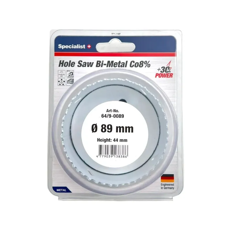 SPECIALIST+ kroņurbis BI-METAL, 89 mm
