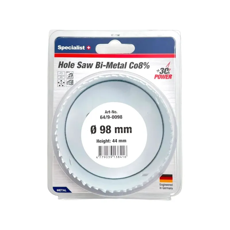 SPECIALIST+ kroņurbis BI-METAL, 98 mm