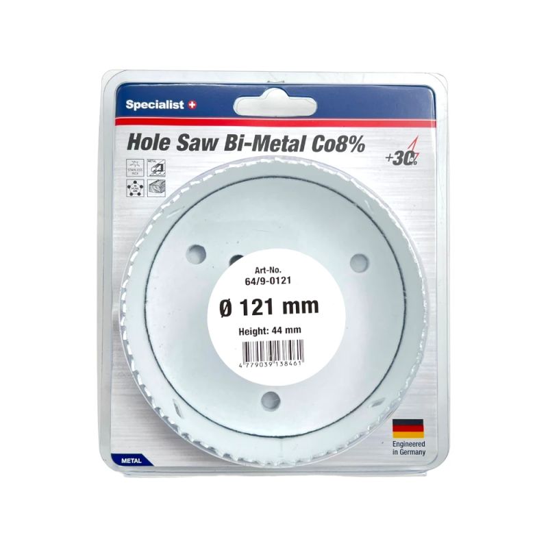 SPECIALIST+ kroņurbis BI-METAL, 121 mm