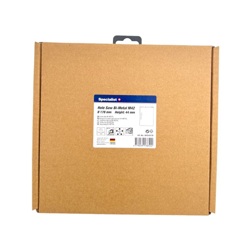 SPECIALIST+ kroņurbis BI-METAL, 178 mm