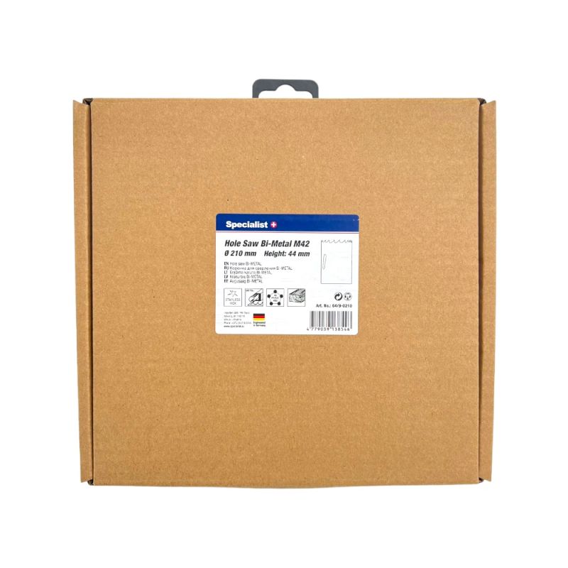 SPECIALIST+ kroņurbis BI-METAL, 210 mm