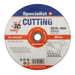 SPECIALIST+ metāla griešanas disks CUTTING, 230 x 2 x 22 mm