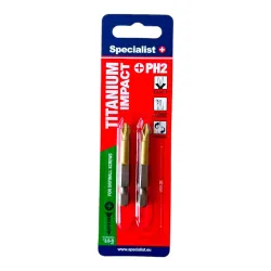 SPECIALIST+ antgalis PH2 TITAN, 50 mm, 2 vnt.