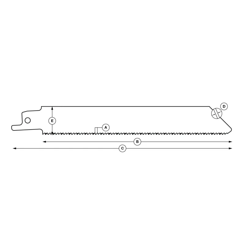 SPECIALIST+ metal reciprocating saw blade BI-METAL, 150 mm, 14 TPI