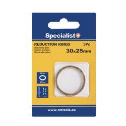 SPECIALIST+ redukcijas gredzens, 30 x 25 x 1.2-1.4-2 mm, 3 gab.