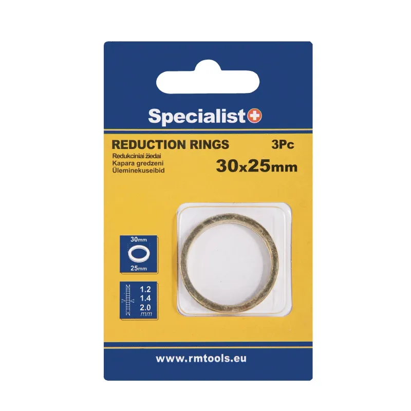 SPECIALIST+ redukcijas gredzens, 30 x 25 x 1.2-1.4-2 mm, 3 gab.