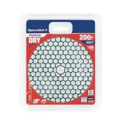 SPECIALIST+ diamond polishing pad, universal, 125 mm, 200P