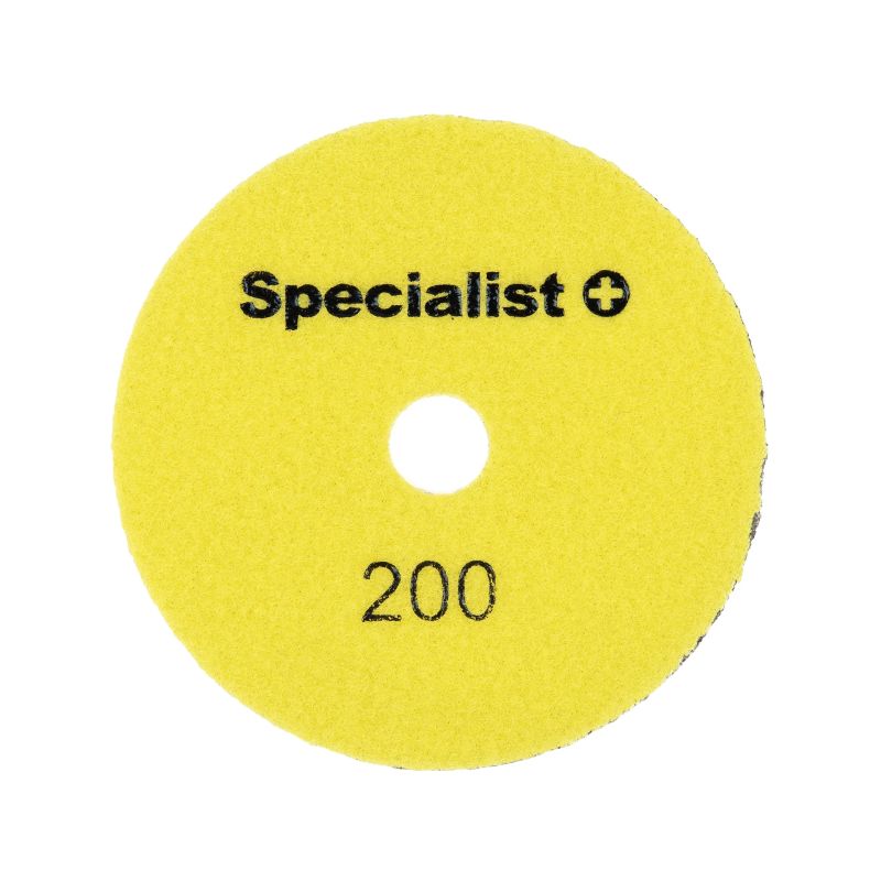 SPECIALIST+ diamond polishing pad, 125 mm, 200P