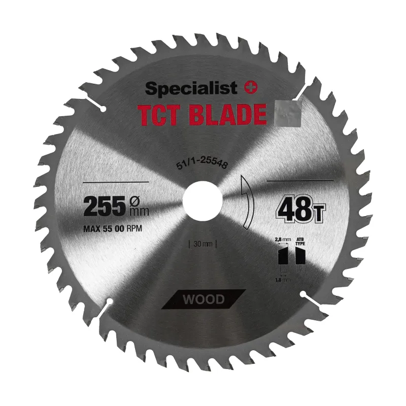 SPECIALIST+ griešanas disks, 255 x 48T x 30-25,4 mm