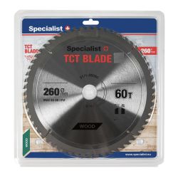 SPECIALIST+ griešanas disks, 260 x 60T x 30 mm
