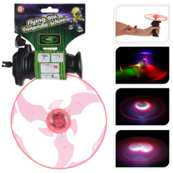 Rotaļlieta disks uzvelkams ar gaismiņu