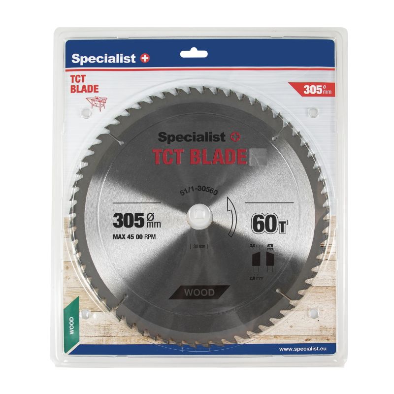 SPECIALIST+ TCT blade, 305x60Tx30 mm