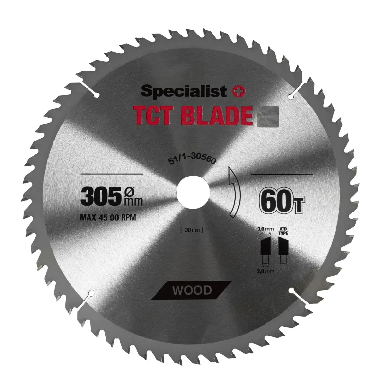 SPECIALIST+ griešanas disks, 305 x 60T x 30 mm