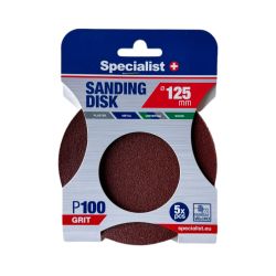 SPECIALIST+ lihvpaber P100, 125 mm, 5 tk