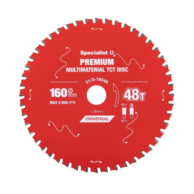 Griešanas disks 160x48Tx20mm, Multimaterial PREMIUM, SPECIALIST+