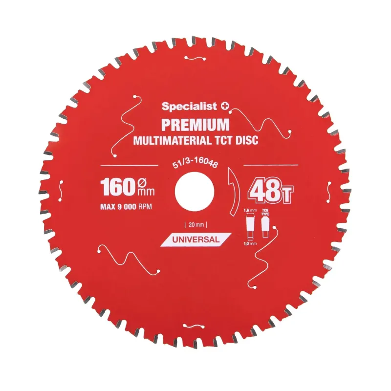 Griešanas disks 160x48Tx20mm, Multimaterial PREMIUM, SPECIALIST+