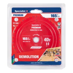 Cutting disc 165x40Tx20mm, Demolition PREMIUM, SPECIALIST+