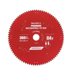 Cutting disc 260x84Tx30mm, Multimaterial PREMIUM, SPECIALIST+