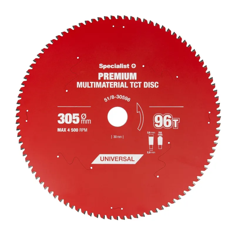 Griešanas disks 305x96Tx30mm, Multimaterial PREMIUM, SPECIALIST+