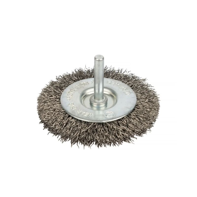 Stiepļu birstes ripa ar taisnu stiepli un kātiņu, 75 mm, SPECIALIST+