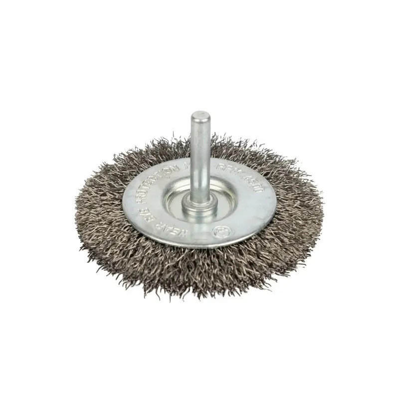 Stiepļu birstes ripa ar taisnu stiepli un kātiņu, 75 mm, SPECIALIST+