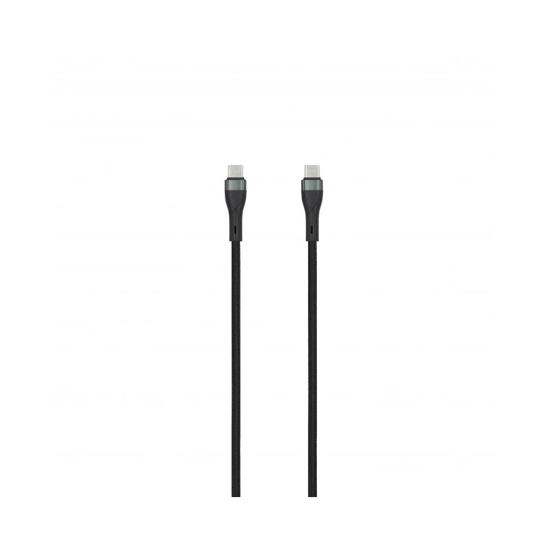 SEEK TOTI Type-C to Type-C, 2m Braided Cable 3A,Black