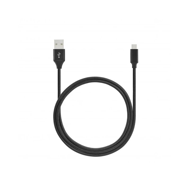 SEEK TOTI USB A to Micro USB, 1m Braided cable 2A, Black