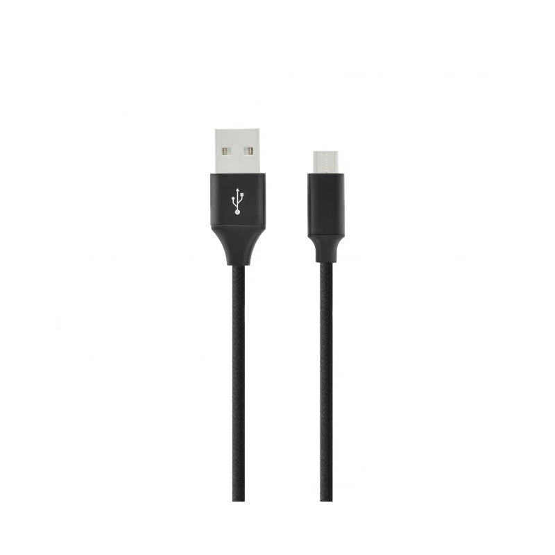 SEEK TOTI USB A to Micro USB, 1m Braided cable 2A, Black