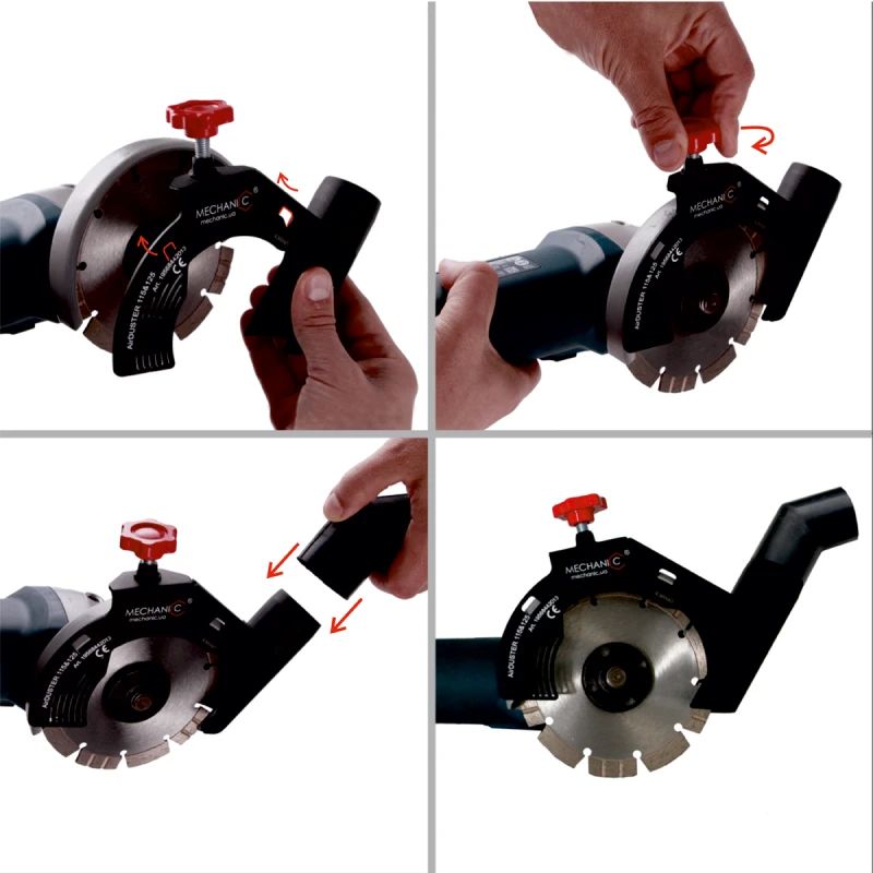 Nurklihvija tolmukaitse, 125 mm