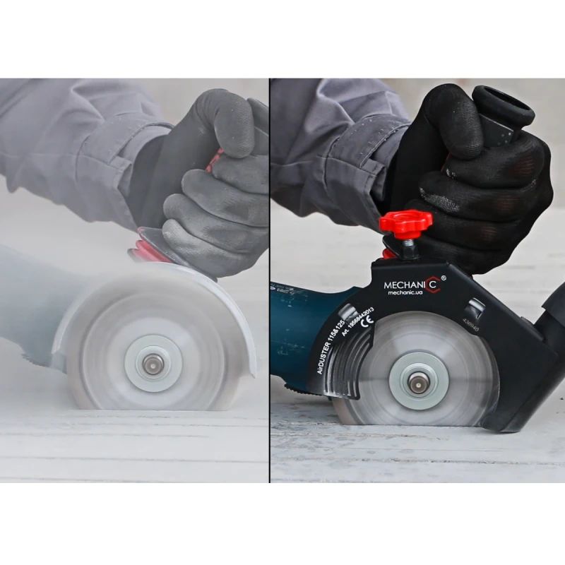 Nurklihvija tolmukaitse, 125 mm