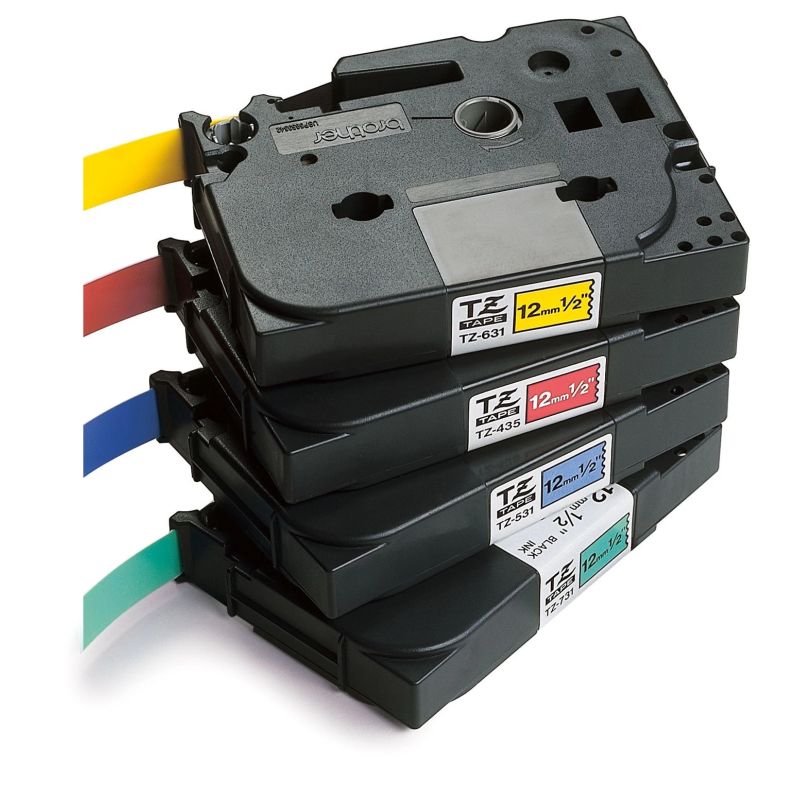 Black on yellow 6 mm