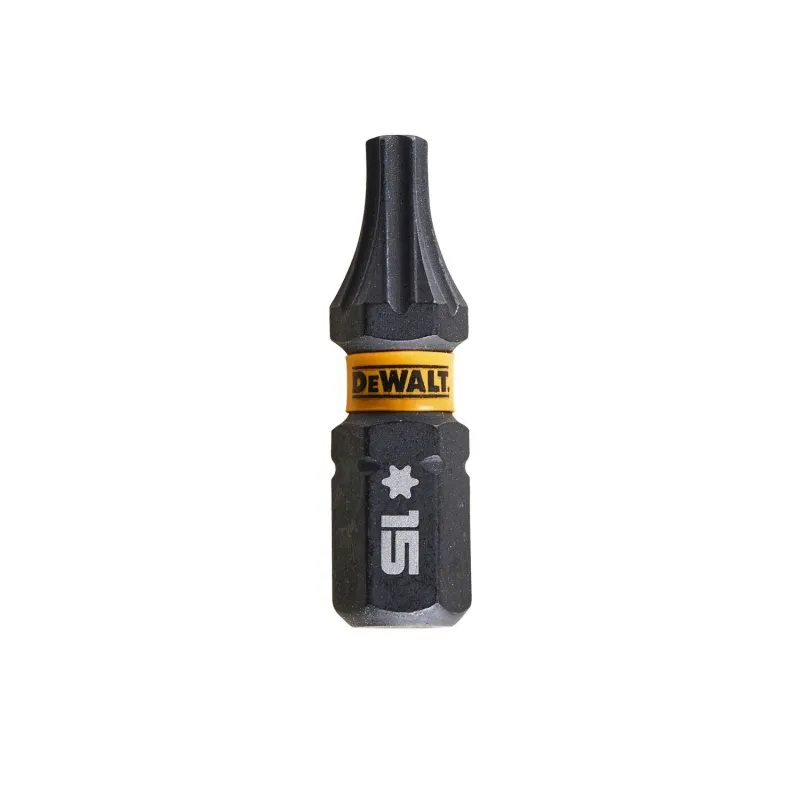 FLEXTORQ skrūvgriežu uzgaļi T15 25 mm, DeWALT, 5 gab.